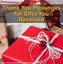 Image result for Thank You Notes for Gifts Received