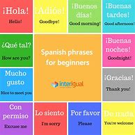 Image result for Spanish Words for Beginners