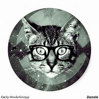 Image result for Hipster Cat Meme Sticker