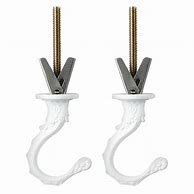 Image result for Small White Ceiling Hooks