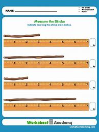 Image result for 3rd Grade Measuring in Inches Worksheet