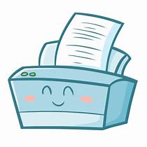 Image result for Cute Office Printer Cartoon