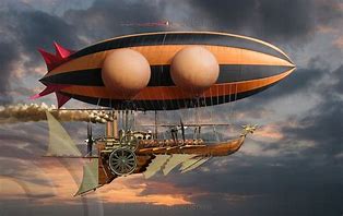 Image result for Steampunk Airship Art