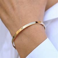 Image result for Men's Gold Cuff Bracelet