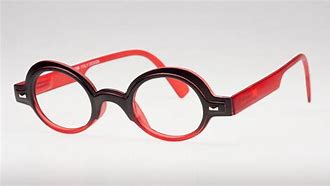 Image result for Round Red Reading Glasses