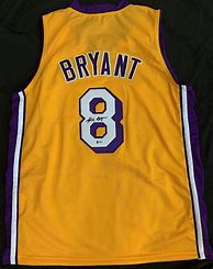 Image result for Kobe Bryant Signed Jersey