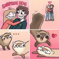 Image result for Wholesome Hug Meme