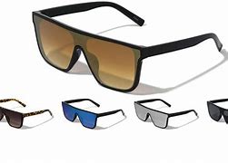 Image result for Flat Top Shield Sunglasses
