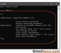 Image result for Telnet Command-Prompt