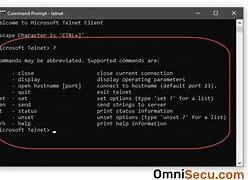 Image result for How to Use Telnet Cmd