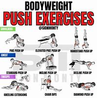 Image result for Push Workout Exercises