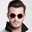 Image result for Black Round Sunglasses for Men