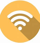 Image result for White WiFi Symbol Red Background