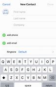 Image result for iOS Contacts