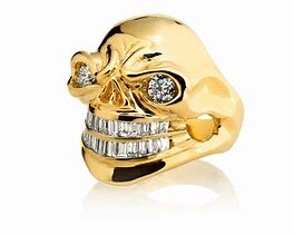Image result for Gold Skull Ring