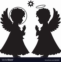 Image result for Child Angel Silhouette