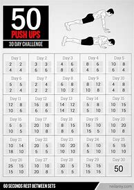 Image result for 50-Day Push-Up Challenge