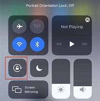 Image result for How to Unlock Screen Rotation On iPhone