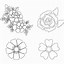 Image result for print flowers stencil