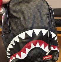 Image result for Black BAPE Shark Backpack