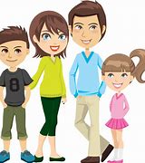 Image result for Family of 5 Clip Art