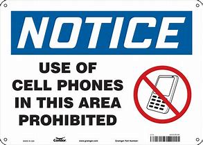 Image result for Cell Phone Sign