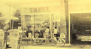Image result for 60s Shell Gas Station