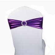 Image result for Purple Spandex Chair Sash