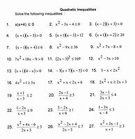 Image result for Inequality Exercises