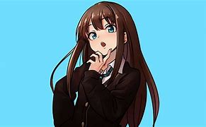 Image result for Anime School Girl with Brown Hair
