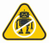 Image result for No Robot Symbol