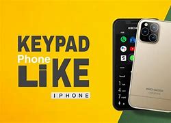 Image result for Keypad Phone with iPhone Camera Lens