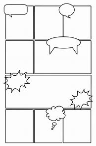Image result for Comic Book Writing Template