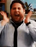 Image result for Super Excited Jonah Hill