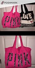 Image result for Sparkly Pink Victoria's Secret Bag