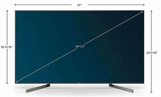 Image result for 64 Inches TV Dimesnsion