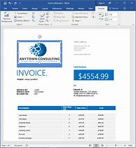 Image result for Create an Invoice in Word