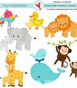 Image result for Mommy and Baby Animals Clip Art