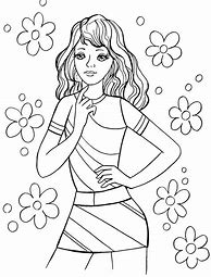 Image result for Printables for Girls to Color