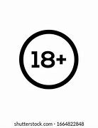 Image result for 18 Plus Sign