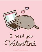 Image result for Pusheen Valentine's Day Wallpaper