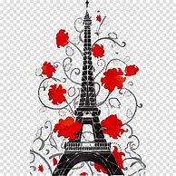 Image result for Red Eiffel Tower Clip Art