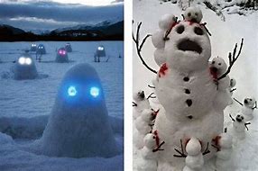 Image result for Creepy Snowman