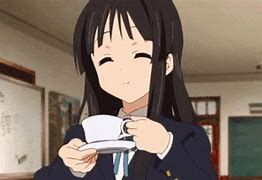 Image result for Anime Drink Tea Meme