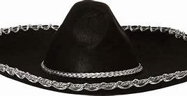 Image result for Mexican Sombrero Black and White