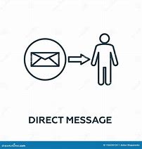 Image result for White Direct Message Icon