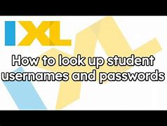 Image result for IXL Math Username and Password