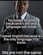Image result for English Language Meme