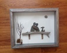 Image result for Pinterest Stone Craft in a Frame