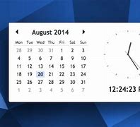 Image result for Free Desktop Clock and Calendar